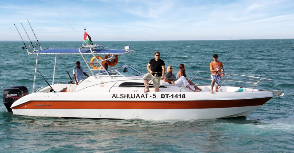 Fishing in yacht charter Dubai