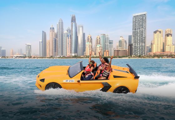 Orange Jet car Ride Service Dubai