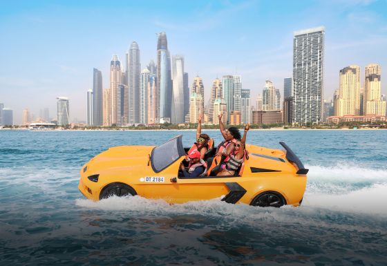 Orange Jet car Ride Service Dubai
